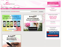 Tablet Screenshot of abmeldung.myfashionticker.de